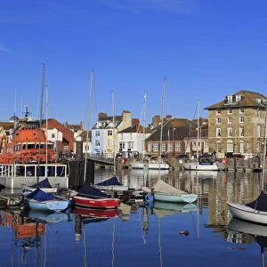 Boats, Weymouth Harbour, Dorset, England, United Kingdom, Europe