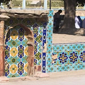 Tomb in the park outside the Shrine of Hazrat Ali, Mazar-I-Sharif, Balkh province