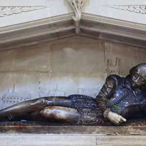 England, London, Southwark, Southwark Cathedral, Shakespeare Memorial Statue