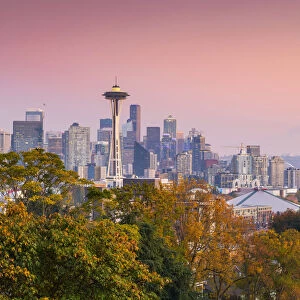 View of Seattle from Kerry Park, Saettle Washington, USA