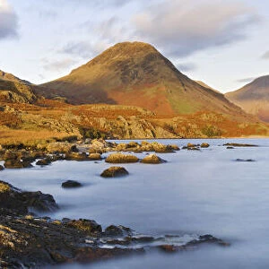 Wast Water with Kirk Fell Great Gable and Scafell, Lake District National Park, Cumbria