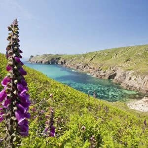 Cornish coastal scenery at Polgigga near Lands End, Cornwall, UK