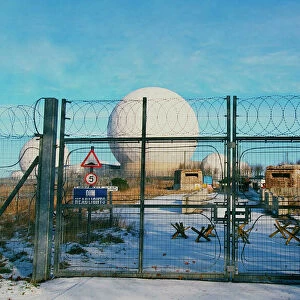An Early warning radar station on the Moors near Harrowgate UK
