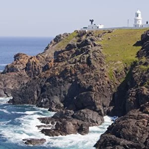 Pendeen Watch lighthouse near St Just in Cornwall, UK