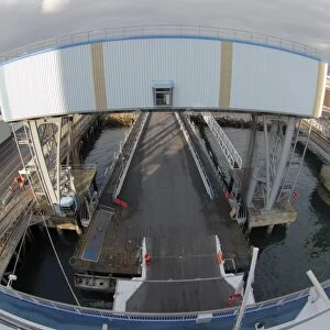 Stern of Pont Aven ferry, Brittany Ferries, Plymouth to Roscoff crossing, Atlantic Ocean