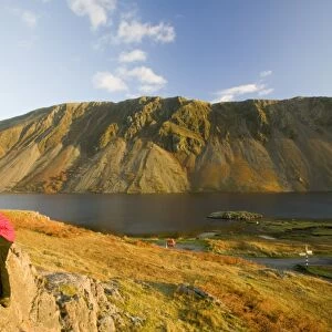 The Wastwater Screes in Wasdale Lake District UK
