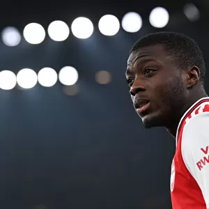 Arsenal's Nicolas Pepe Gears Up for Arsenal v Manchester United Clash (2019-2020)