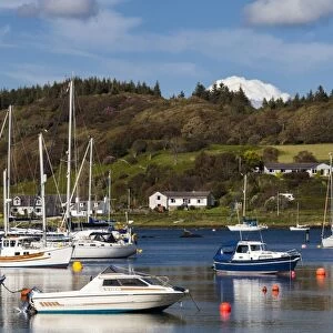 Boats at Tayvallich in Scotland
