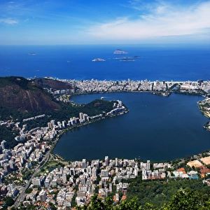 Aerial View of Rio de Janeiro From Sugarloaf Mountain, Brazil, South America