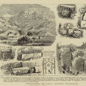 Antiquities at Ismid, Ancient Nicomedia (engraving)