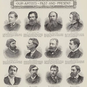 Our Artists, Past and Present (engraving)