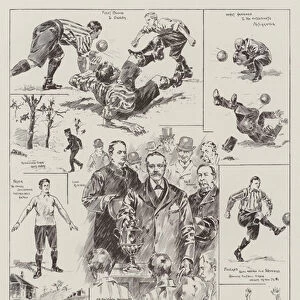 Association Football, the Final Cup Tie at the Crystal Palace on 15 April (engraving)