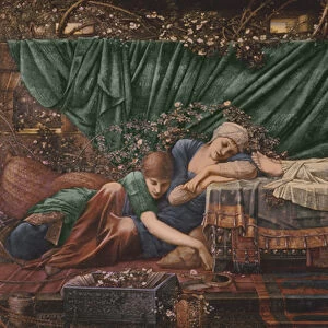 The Briar Rose Series, 4: The Sleeping Beauty, 1870-90 (oil on canvas)