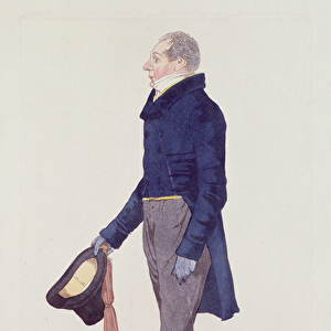 A Firm Banker, 1824 (coloured etching)