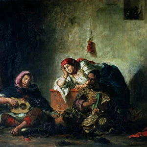Jewish Musicians in Mogador, 1847 (oil on canvas)