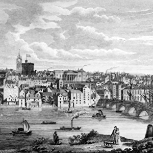 Newcastle-upon-Tyne from the South (engraving)