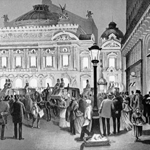 The Opera, Paris, 1875-80 (litho)