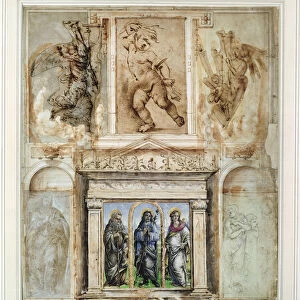 Page from Libro dei Desegni by Georgio Vasari (1511-74