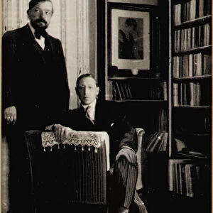 Portrait of Igor Stravinsky and Claude Debussy at the time of the Diaghilev Ballets