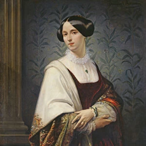 Portrait of a Woman, 1853 (oil on canvas)