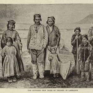 The supposed new Tribe of Indians in Labrador (engraving)