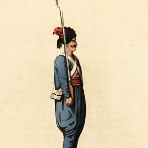 Uniform of a soldier in the infantry of the Ottoman Empire