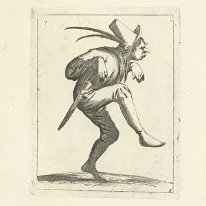 Dancing fool, Pieter Jansz. Quast, Frederik de Wit, 1639 - 1706