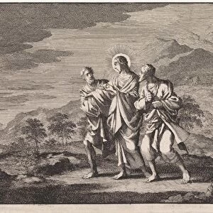 Emmaus, Jan Luyken, Pieter Mortier, 1703