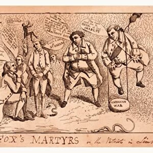 Foxs martyrs or The patriots in limbo, [England : Publisher not named, March 1784]
