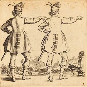Jacques Callot (French, 1592 - 1635), Officer with Feathers in Cap, Seen from Behind