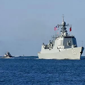 Guided-missile destroyer Xian of the Chinese Peopleas Liberation Army Navy