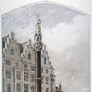 Broad Sanctuary, Westminster, London, c1865. Artist: Robert Dudley