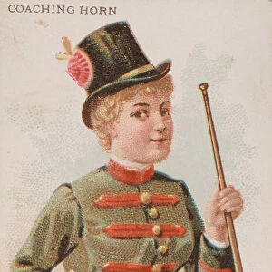 Coaching Horn, from the Musical Instruments series (N82) for Duke brand cigarettes, 1888