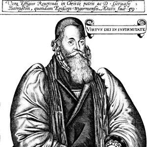 Gervase Babington (1550?-1610) English churchman, c1620. Artist: Reginald Estracke
