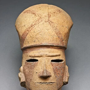 Head of a Warrior, 6th century Kofun period (mid 3rd-6th century A. D. ). Creator: Unknown