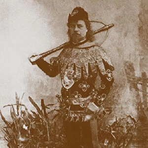 Pavel Gerdt as Prince Siegfried in the Ballet Swan Lake, St. Petersburg, 1895 Artist: Anonymous