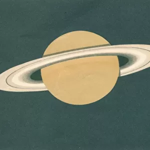 Planeten - Fig. 2. Saturn, c1902
