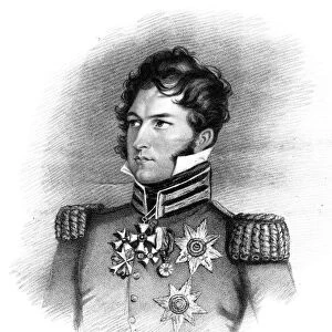 Prince Leopold George Christian Frederick of Saxe-Coburg-Saalfeld, 1816. Artist: Henry Meyer