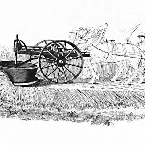 Reaping Machine Invented by James Smith of Deanston, 1816, (1904)