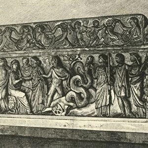 Roman Sarcophagus, 1890. Creator: Unknown