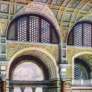 The tepidarium of the Baths of Caracalla, Rome, Italy, 1933-1934