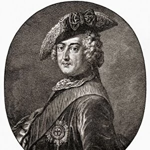 Frederick Ii, 1712 To 1786. King Of Prussia, And, As Prince-Elector Of The Holy Roman Empire, Frederick Iv Of Brandenburg. From The Book Short History Of The English People By J. R. Green, Published London 1893