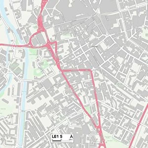 Leicester LE1 5 Map