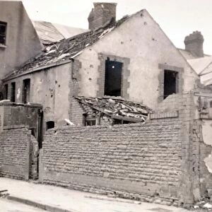 AG Meek on Albany Road, Roath, Cardiff, bomb damage in the 1940 s