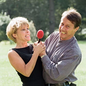 Radio WM presenters Julie Mayer and Tony Wadsworth. 10th September 1997