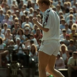 Wimbledon Tennis. Boris Becker. July 1991 91-4261-197