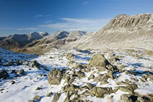 The Scafell range from Crinkle Crags in the Lake District UK The Scafell range from Crinkle Crags in the Lake District UK